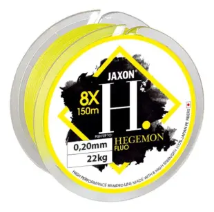 Jaxon hegemon 8x fluo braided line 0,18mm 150m
