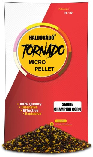 Haldorádó tornado smoke micro pellet - champion corn