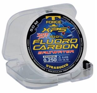Trabucco t-force xps fluorocarbon zsinór saltwater 2013, 50 m, 0,220, fluorocarbon