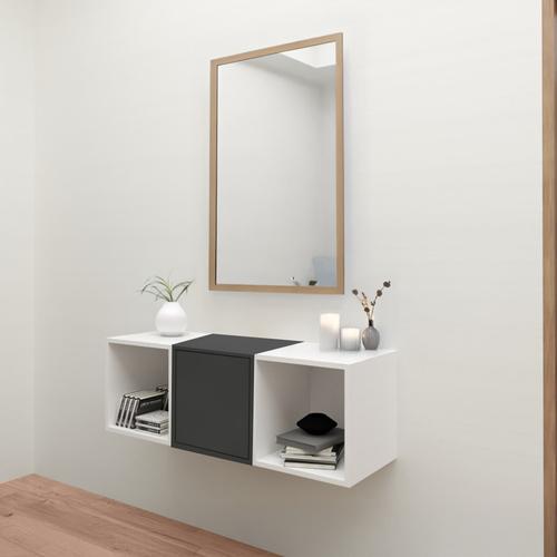 Boxie 1 ajtós fali szekrény 40x40x37 cm antracit - Image 2