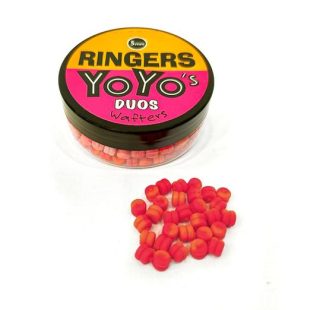 Ringers Yoyo Duos csokoládé narancs-pink 5mm 30g wafter