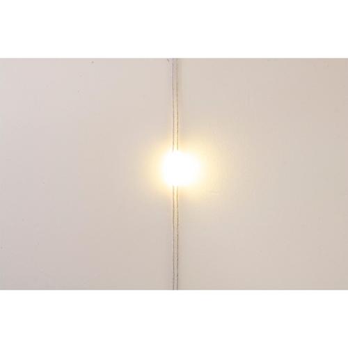 HOME KIN168DWW DOT LED-es fényfüggöny, 168 db melegfehér DOT LED, állófényű, átlátszó vezeték, 12x14 LED, beltéri adapteres kivitel - Image 2